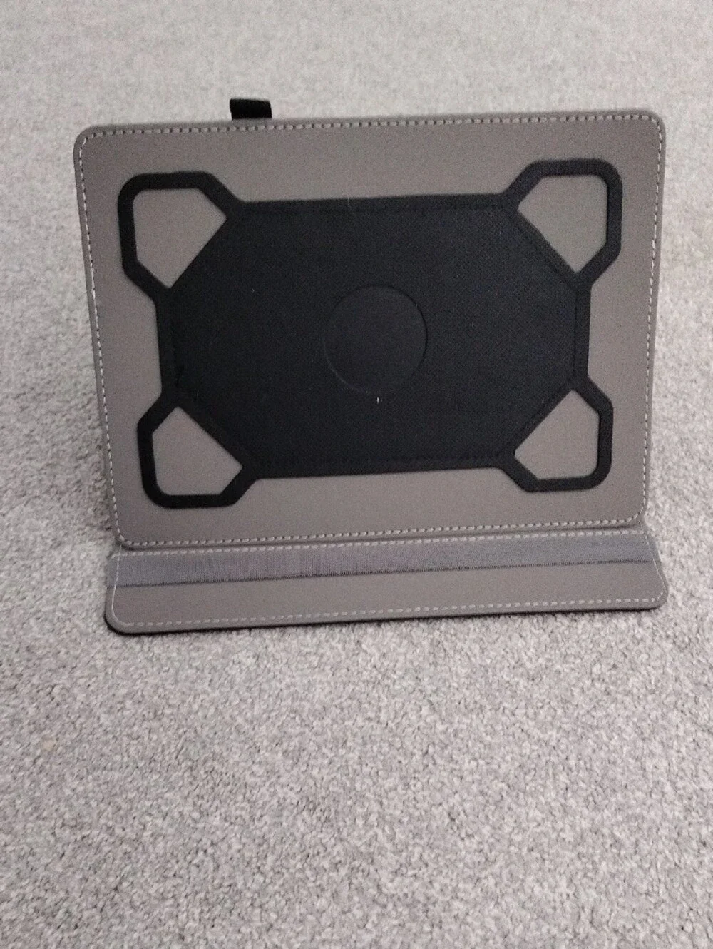 Black Tablet Folio Case with Pen Loop - Black